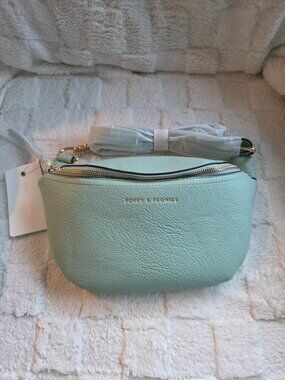 Poppy & Peonies, Sidekick, Mint Green, NWT